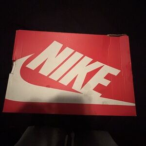 Nike Red and White Shoe Box